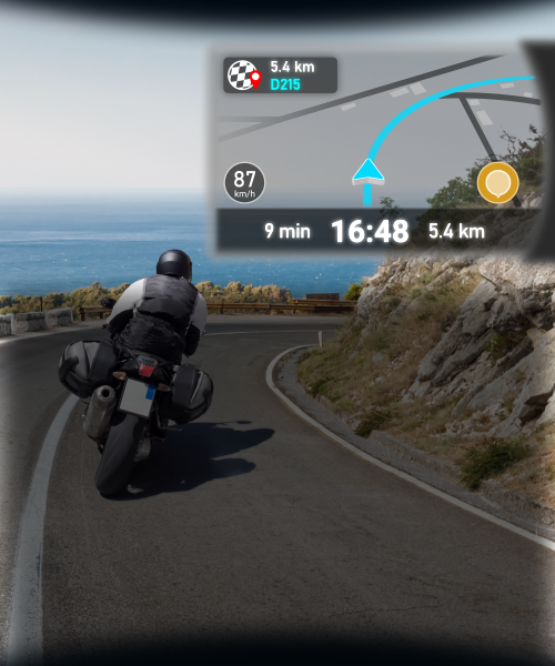 Motorcycle helmet heads up display deals
